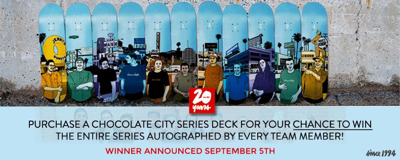 Chocolate Skateboard Autograph Series