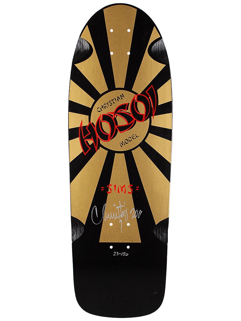 gold skateboard