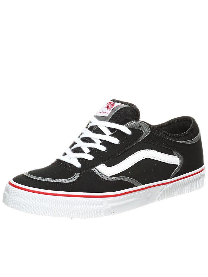 Download this Home Skateboard Shoes Vans Rowley Pro Black White Red picture
