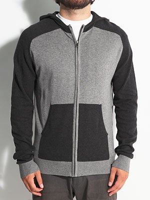 Ambig Andrew Sweater Zip Charcoal SM