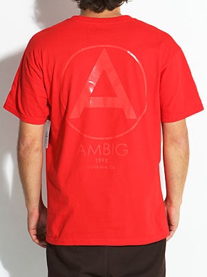 Ambig Big A Tee Red LG
