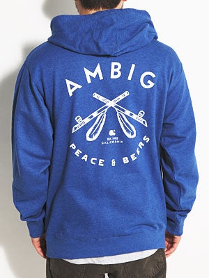 Ambig Native Hoodzip Royal MD