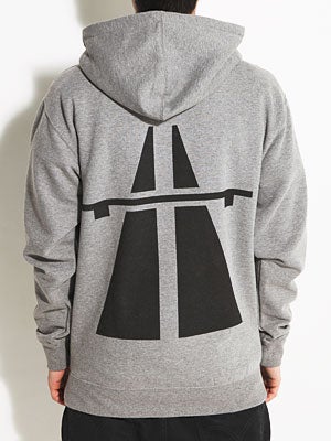 Autobahn Roadsign Hoodie Athletic Heather MD