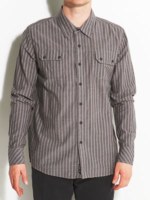 Ambig Severin Woven Shirt Grey SM