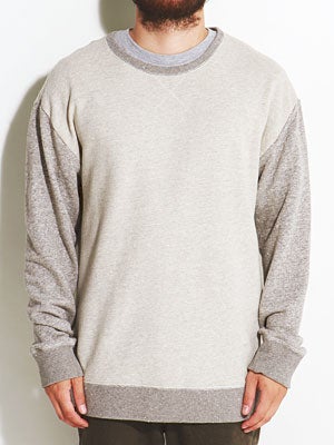 Analog Champ Crew Sweatshirt Heather Grey SM