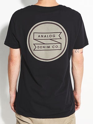 Analog Denim Co Wheel Wash Tee Black XL