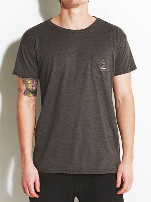 Analog Dylan Logo Slouch Shirt Dark Charcoal LG