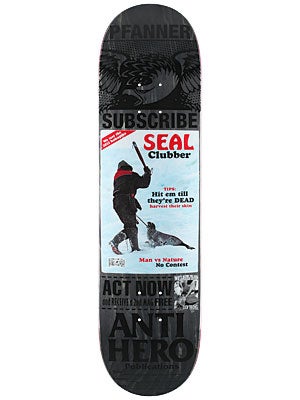 Anti Hero Pfanner Issues Deck  8.12 x 31.25