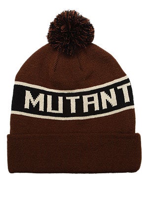 Anti Hero Pom Cuff Beanie Brown One Size