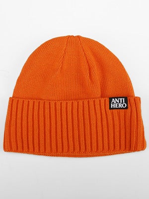 Anti Hero Washout Beanie Orange One Size