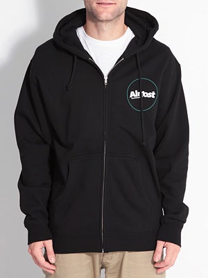 Almost Circle Hoodzip Black SM