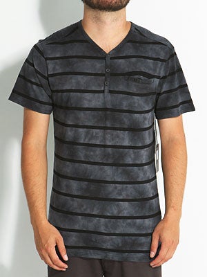 Ambig Dublin Knit Henley Shirt Black XL