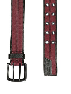 Armourdillo Surplus Waxed Belt Maroon SM