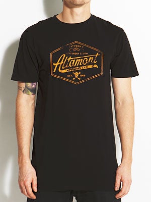 Altamont Cut Of Tee Black MD