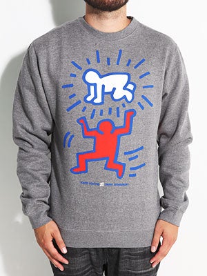 Keith Haring Elevate Baby Sweatshirt A. Hthr XL
