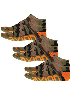 Axion Casper Pop Ghost 3 Pack Socks Camo