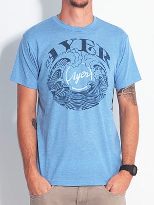 Ayer Undertoe Tee Blue XL