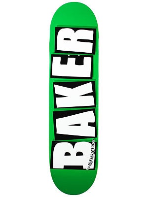 Baker Brand Logo Green Deck 8.2 x 32