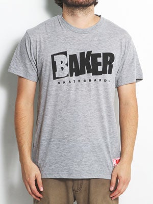 Baker Reset Logo Tee Athletic Heather XL