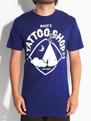 Baker Tattoo Shop Tee Navy SM