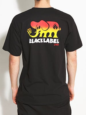 Black Label Fade 88 Tee Black SM