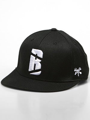 Bones Killer B Snapback Hat Black Adjustable