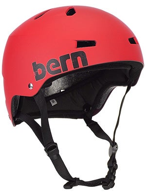 Bern Macon Thin Shell (CPSC) Helmet  Matte Red