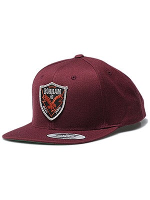 Bohnam Golden Eagle Snapback Hat Maroon