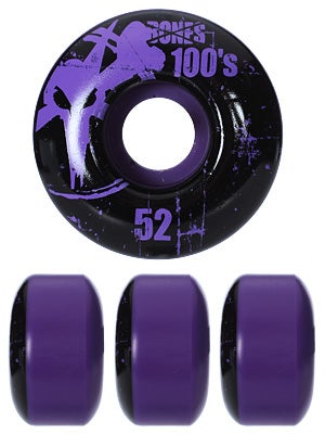 Bones 100's Purple Wheels