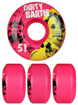 Bones STF Bartie Dirty Bartie Pink Wheels
