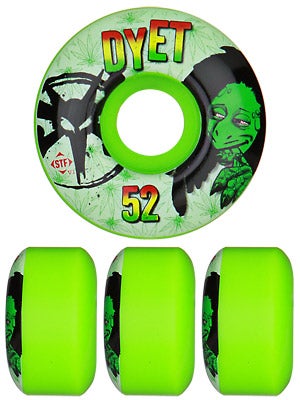 Bones STF Dyet Rasta Green V1 Wheels