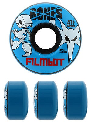 Bones ATF Filmbot Blue Filmer Wheels