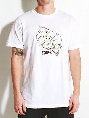 Bones Lambchop Tee White SM