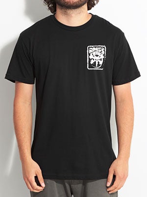 Bones Pocket Logo Tee Black SM