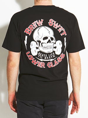 Brew Swet Skate Life Tee Black LG