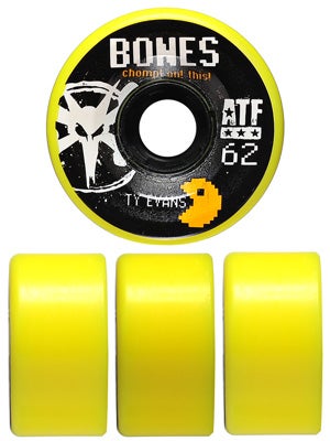 Bones ATF Ty Evans Yellow Filmer Wheels