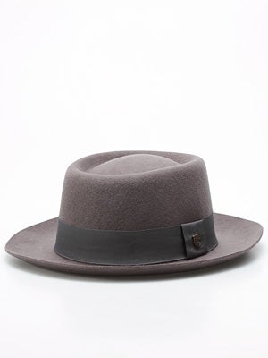 Brixton Bison Hat Grey Felt/Charcoal Band MD