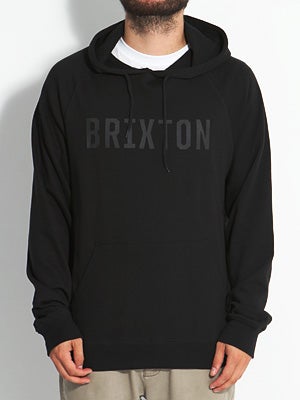 Brixton Capital Hoodie Black LG