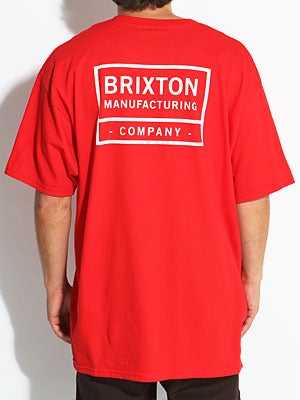 Brixton Cinder Tee Red SM