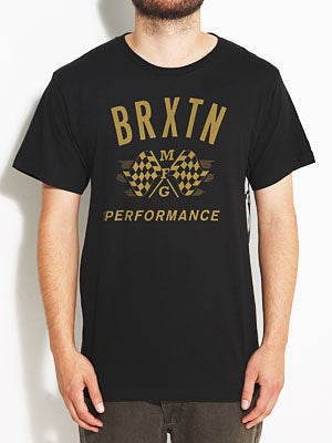 Brixton Clout Premium Tee Black MD