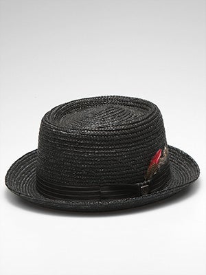 Brixton Drifter Fedora Blk Straw MD