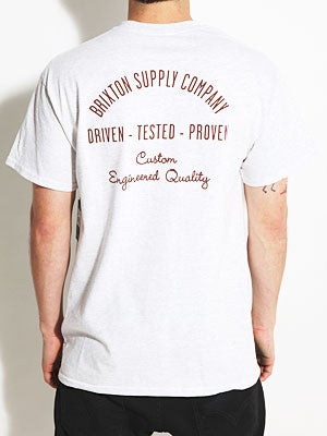 Brixton Driven Pocket Tee Ash XL