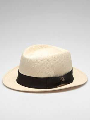 Brixton Grand Fedora Hat Tan Straw MD