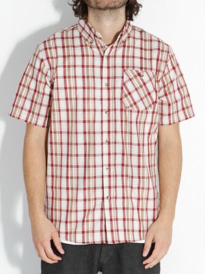 Brixton Howl Woven Shirt Burgundy XL