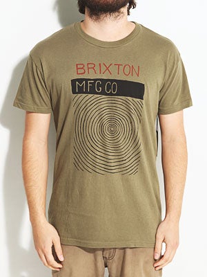 Brixton Kent Premium Tee Olive LG