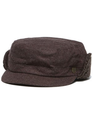 Brixton Lodge Hat Brown Wool MD