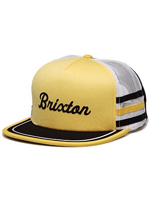 Brixton Pilsner Hat Gold/Black/White Adj.