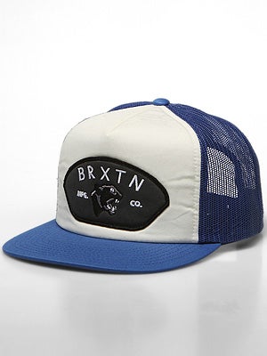 Brixton Route II Hat White/Blue Adj.
