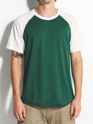 Brixton Richmond Knit Shirt Green/White XL
