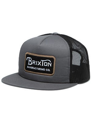 Brixton Route Hat Charcoal Adj.
